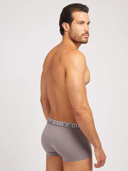 Ανδρικά Μποξεράκια White/Black/Grey/Blue/Yellow με Σχέδια 5Pack