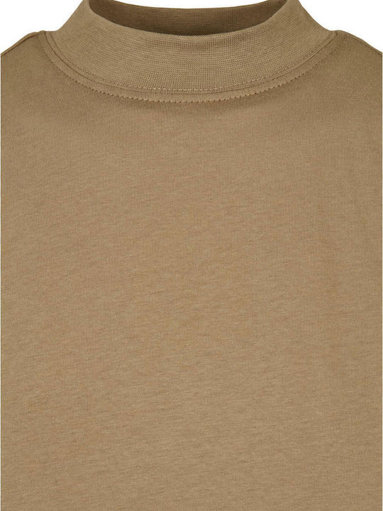 Rochii De Vară Pentru Femei Mini Rochie Sport Tricou Mâneca Scurtă Kaki