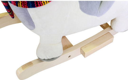 Knorrtoys Fred Fabric Rocking Toy Bear with Sounds & Music with Max Load Capacity 30kg White