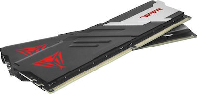 Patriot Viper Venom 16GB DDR5 RAM με 2 Modules (2x8GB) και Ταχύτητα 5600 για Desktop