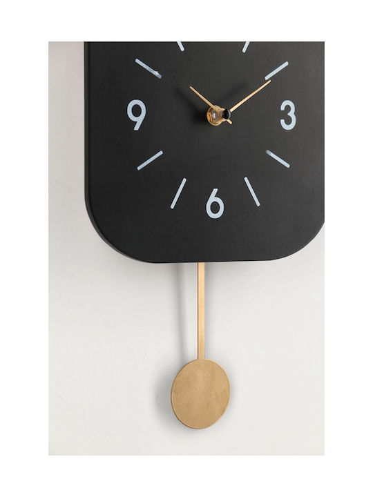 Bizzotto Antique Wall Clock Wooden 24cm