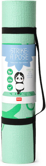 Legami Milano Panda Στρώμα Γυμναστικής Yoga Πράσινο (183x61x0.6cm)