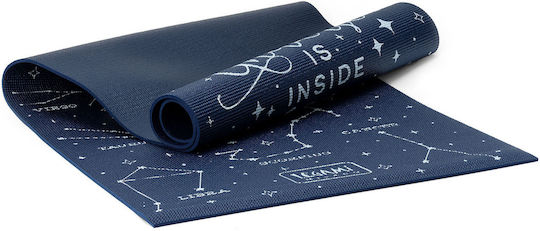 Legami Milano Stars Στρώμα Γυμναστικής Yoga Μπλε (183x61x0.6cm)