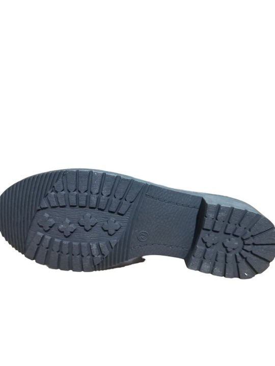 Leder Damenstiefel Schwarz