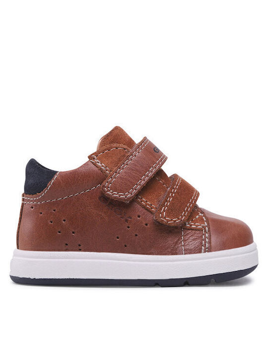 Geox Kids Sneakers B Biglia Anatomic with Scratch Brown