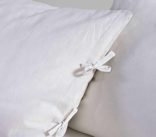 Nef-Nef Homeware Duvet Cover Queen 220x240 Ecru Ecru