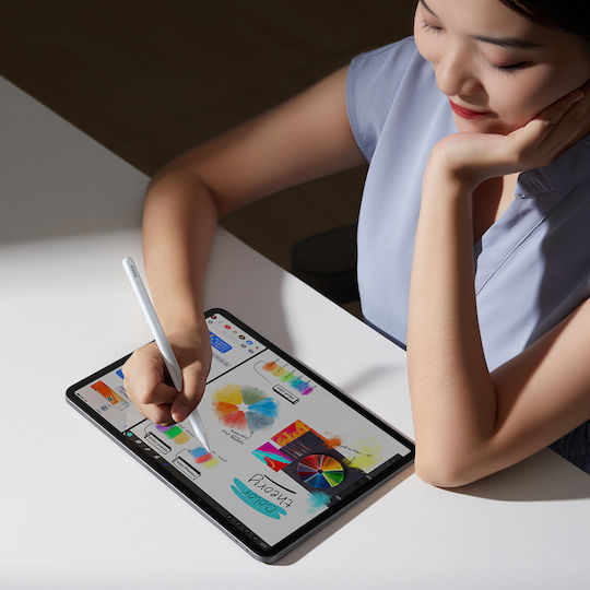 Baseus Smooth Writing Active Stylus Digital with Palm Rejection for iPad in White color SXBC020002