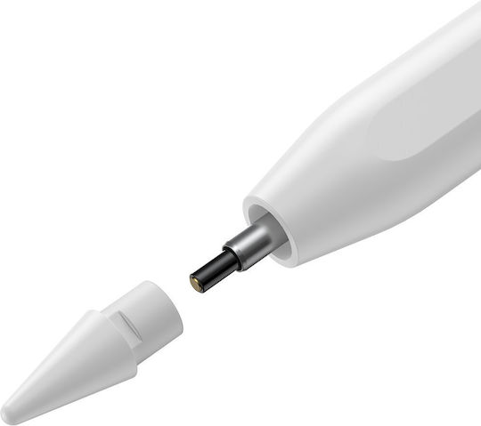 Baseus Smooth Writing Active Stylus Digital with Palm Rejection for iPad in White color SXBC020002