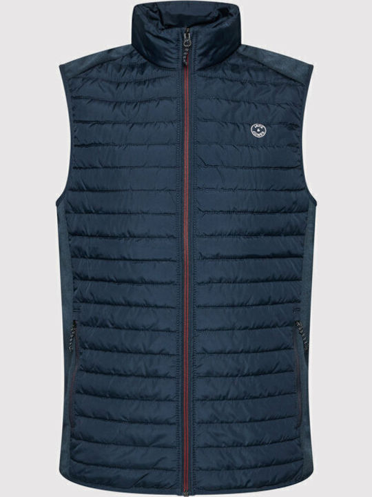 Αμάνικο Μπουφάν Puffer Navy Μπλε