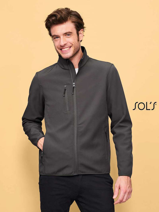 Χειμωνιάτικο Μπουφάν Softshell Αδιάβροχο και Αντιανεμικό Μαύρο