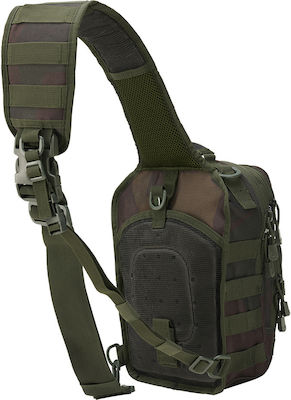 Brandit US Cooper Sling Pack Military Pouch Chest Camouflage Medium Dark Woodland 8lt