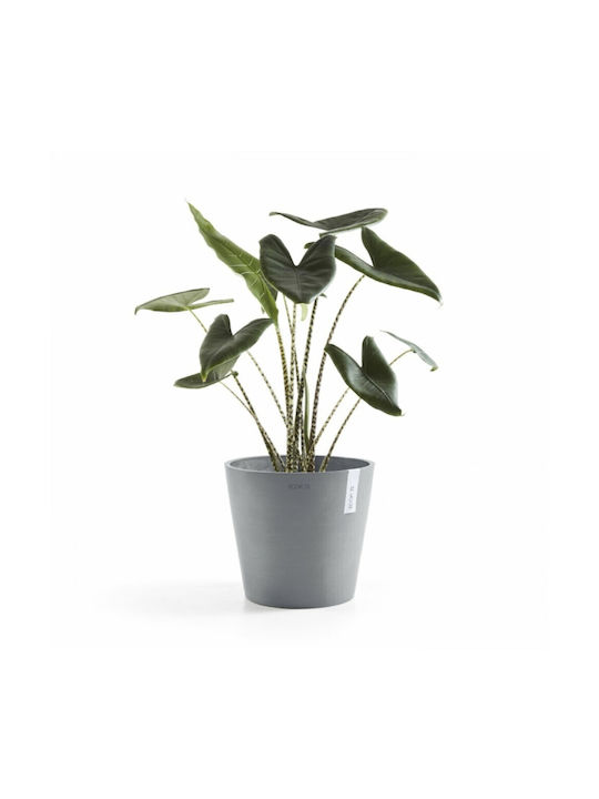 Ecopots Amsterdam Pot Plastic Charcoal 40x40x35cm.