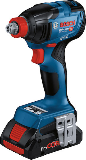 Bosch GDX 18V-210 C Impact Wrench Battery 18V Solo with Socket 1/2" & 1/4"