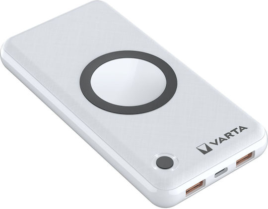 Varta Wireless Power Bank 15000mAh 20W с USB-C порт Power Delivery Бял