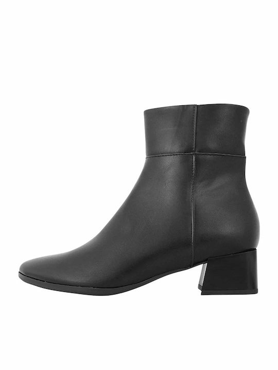 Women's Ankle Boots with Medium Heel Black