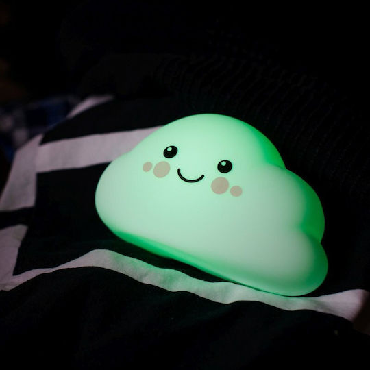 innoGio LED Kinder Dekorative Lampe Berührung Cloud mit Farbwechsel Weiß 14x10.5x7εκ.