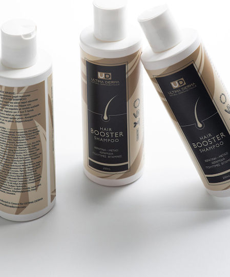 Ultima Derma Hair Booster Σαμπουάν κατά της Πιτυρίδας & της Τριχόπτωσης για Όλους τους Τύπους Μαλλιών 200ml