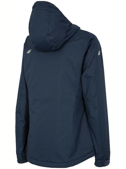 4F T4Z16-KUDN001 Women's Ski & Snowboard Jacket Navy Dark