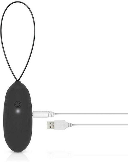 Luv Egg Vibrator Egg with Remote Control Vibro Egg With Remote Control 7cm Black