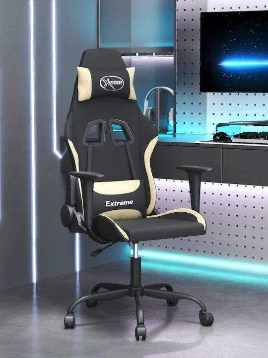 vidaXL 345469 Gaming Stuhl Black / Crem