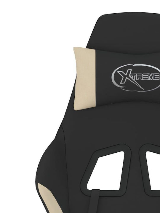 vidaXL 345469 Gaming Stuhl Black / Crem