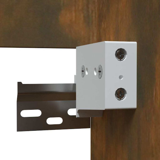 vidaXL Waschtisch ohne Waschbecken mit Spiegel L41xB38.5xH45cm Eiche