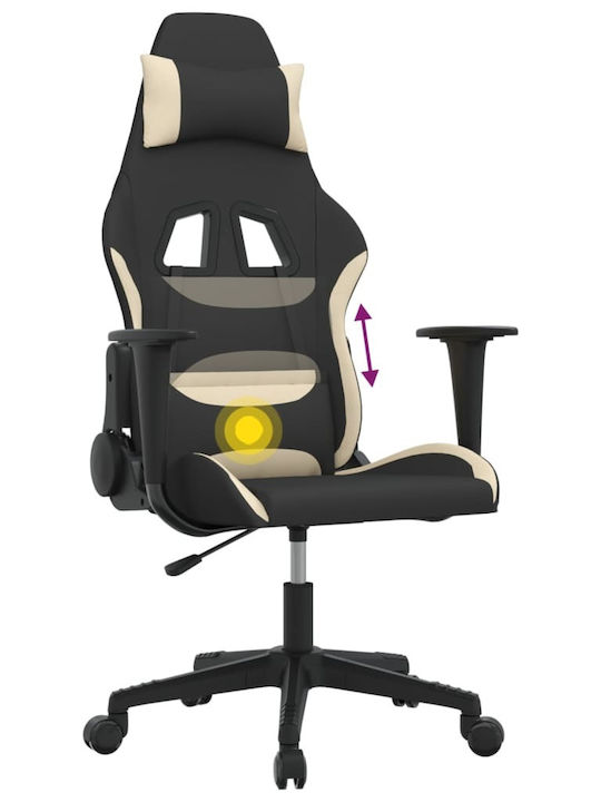 vidaXL 345491 Gaming Stuhl Black / Crem