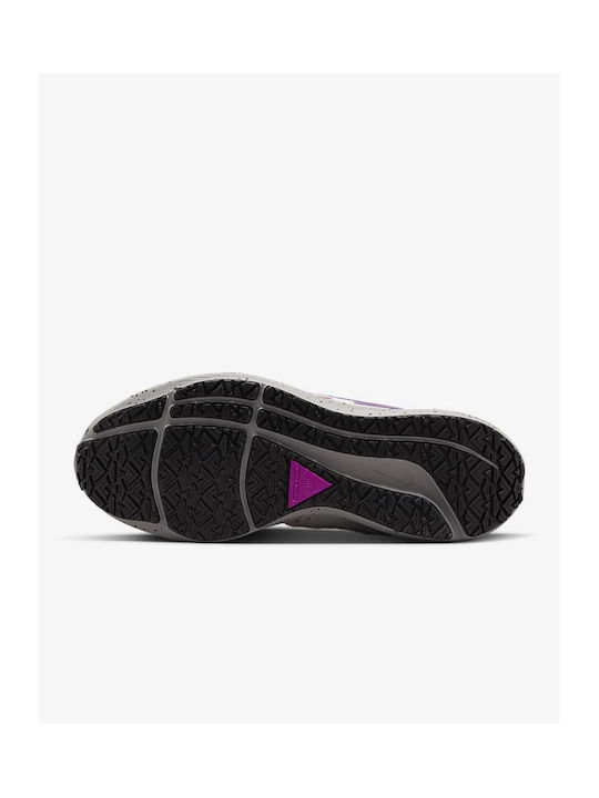 Air Zoom Pegasus 39 Shield Damen Sportschuhe Laufen Light Bone / Cobblestone / Dark Smoke Grey / Vivid Purple