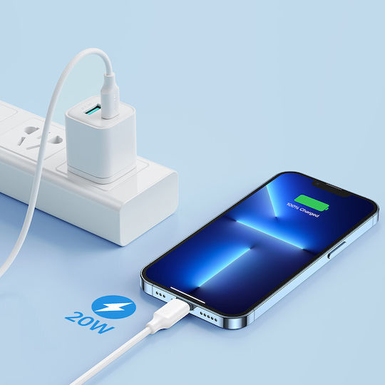 Joyroom S-CL020A9 USB-C to Lightning Cable 20W White 2m