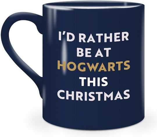 Graffiti Harry Potter - Hogwarts Castle Κούπα Κεραμική Μπλε 400ml