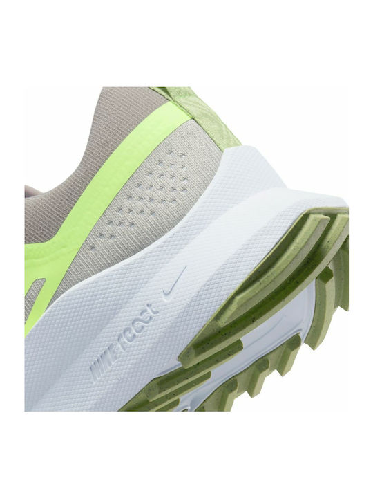React Pegasus Trail 4 Sport Shoes Trail Running Light Iron Ore / Cobblestone / Football Grey / Volt
