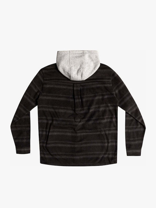 Super Swell Μακρυμάνικo Overshirt Καρό Μαύρο