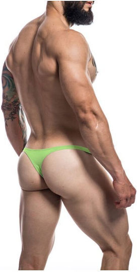 Cut4Men Thong Provocative Ανδρικό Sexy String Neon Green