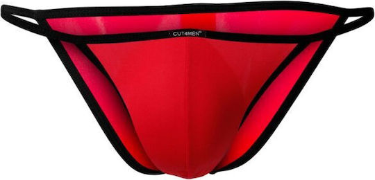Cut4Men Herren Sexy Slip Schreibwaren Red