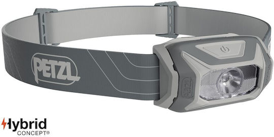 Petzl Headlamp LED IPX4 with Maximum Brightness 250lm Tikkina Gray