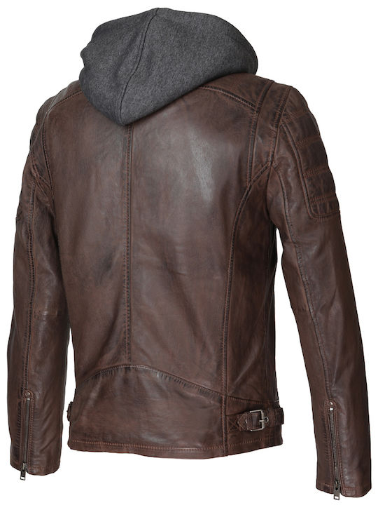 Leather jacket SETTE Ryan Brown