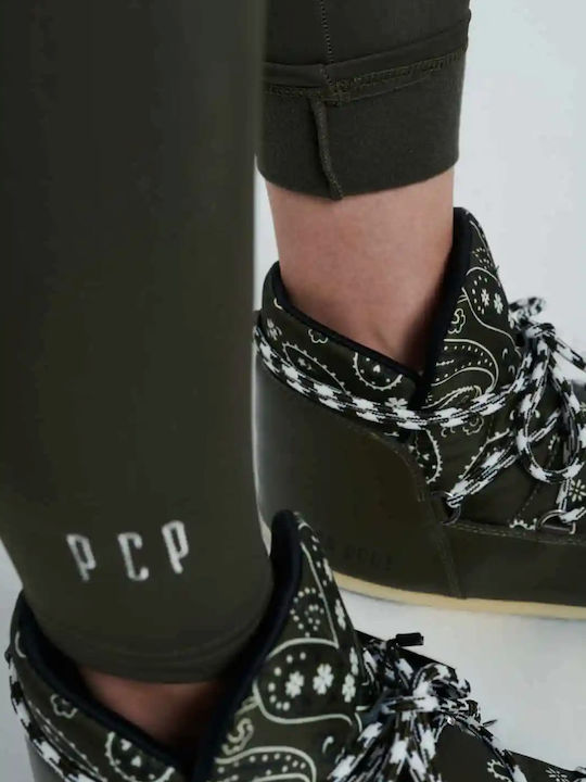 Alps Γυναικείο Μακρύ Κολάν με Fleece Επένδυση OLIVE