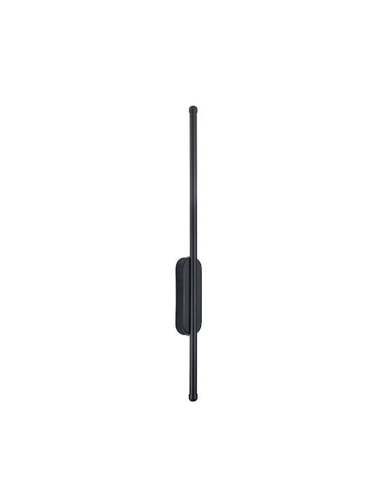 GloboStar Harlem Modern Lamp Wall with Integrated LED and Adjustable White Light Black 60x60cm