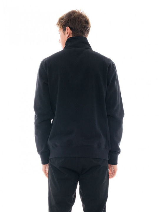 Biston Men's Cardigan with Zipper Navy Blue