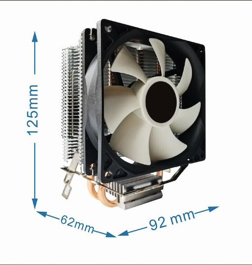Gembird Huracan X60 CPU Cooling Fan for AM4/1200/115x Socket