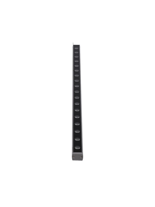 GloboStar Faia Εξωτερικό Φωτιστικό LED Wall Washer 24W RGBW IP65 Ασημί