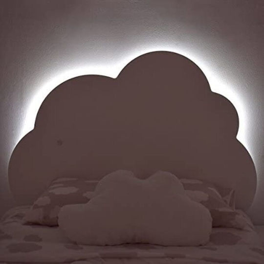Bianca Wooden Kids Wall Light Cloud