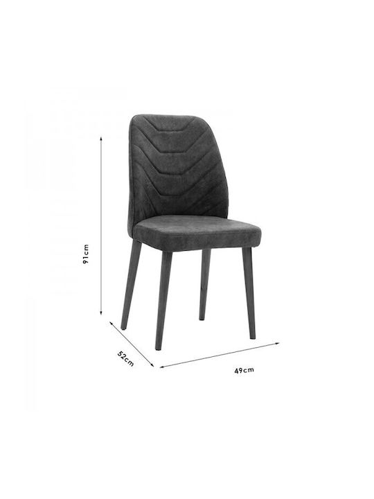 Adeline Stühle Speisesaal Brown antique / Walnut 1Stück 49x52x91cm