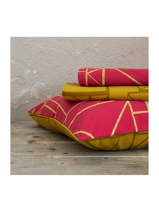 Nima Duvet Cover Set Single with Pillowcase 160x240 Allure Fuchsia