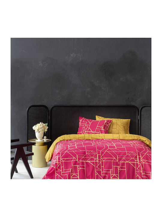 Nima Duvet Cover Set Single with Pillowcase 160x240 Allure Fuchsia
