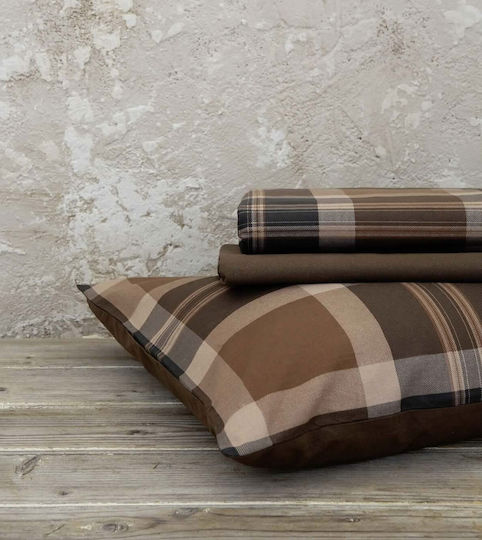 Nima Duvet Cover Set Cotton Single with Pillowcase 160x240 Madum Earth