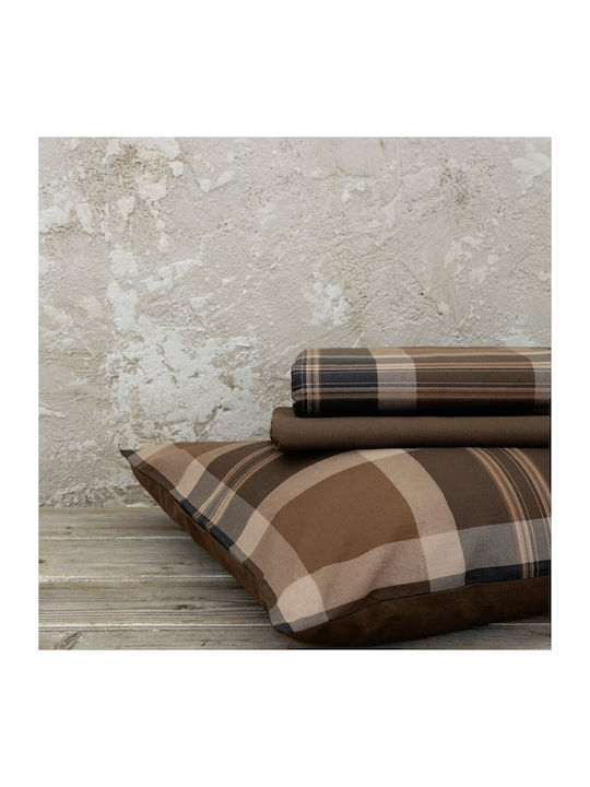 Nima Duvet Cover Set Cotton Single with Pillowcase 160x240 Madum Earth