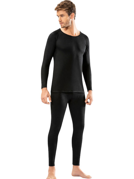 Per Mia Donna Thermal Ανδρικό Σετ Ισοθερμικών Μαύρο