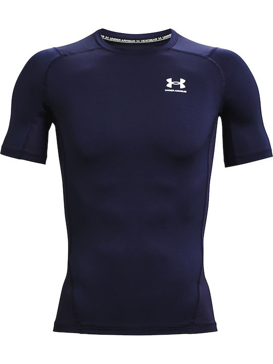 Under Armour HeatGear Мъжка термо къси ръкавици Син