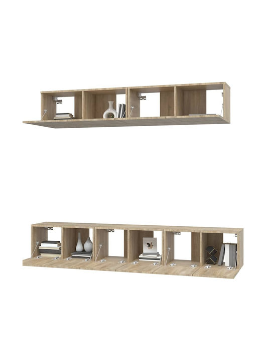 Living Room TV Unit Sonoma Oak 5pcs L80xW30xH30cm